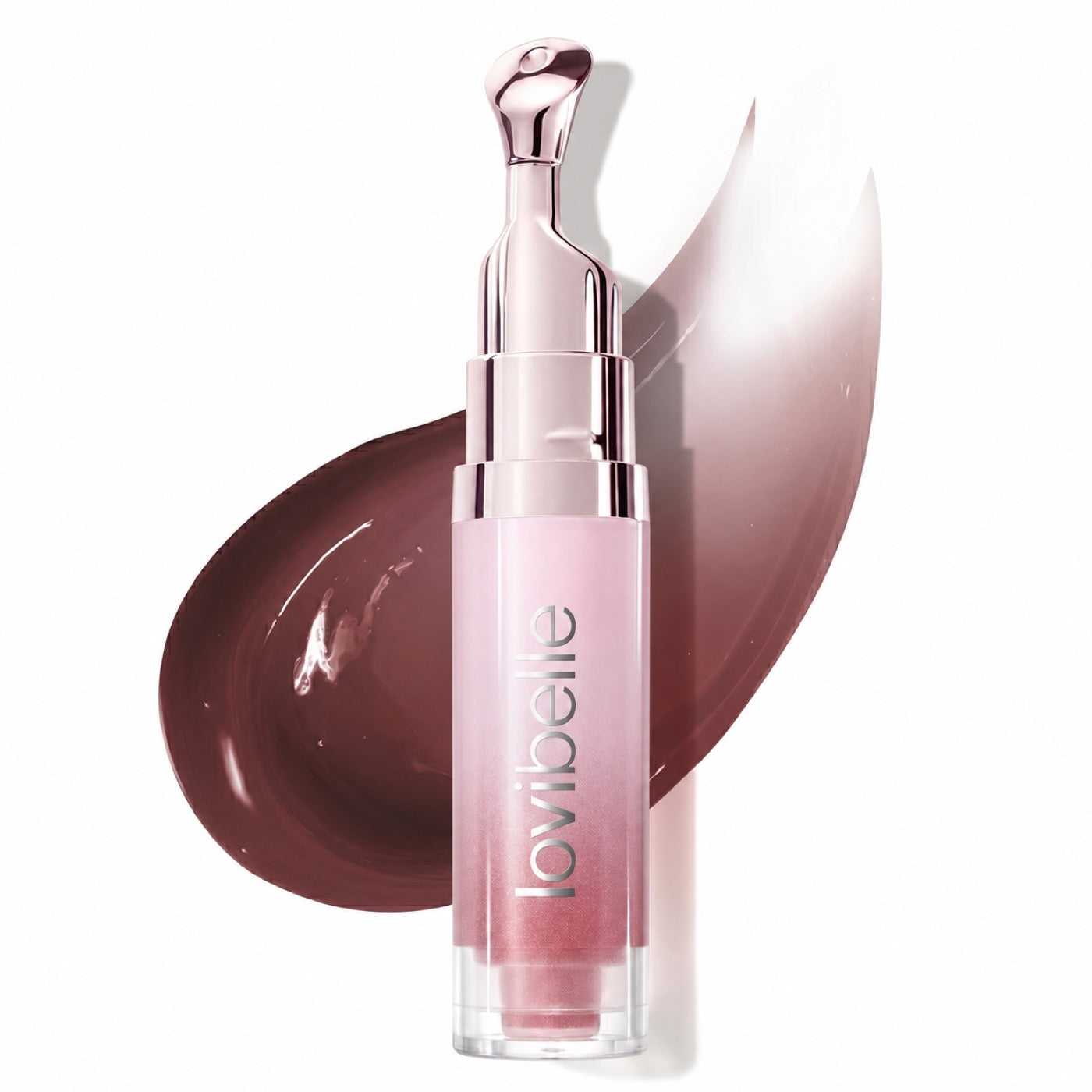 Lovibelle Brightening Lip Serum — Warm Cocoa